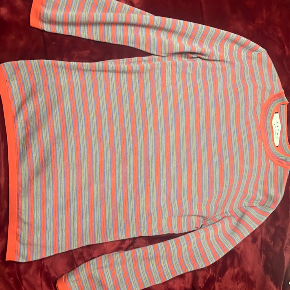 Marni size 42 stripped long sleeve